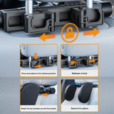360° Adjustable Ergonomic Auto Cervical Pillow with Memory Foam and Side Pads Car Accessory OEM