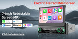 7" Retractable Screen 1Din Car Radio Universal Android Head Unit AKAMATE