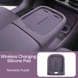 For Leapmotor B10 Wireless Charging Pad Central Console Silicone Anti-Slip Protector Mat Car Interior Accessory Car Interior