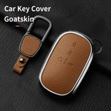 Aluminum Alloy Goatskin Car Key Case Cover for Honda Civic 11th 2022 Car Interior Accessory OEM