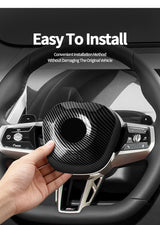 Carbon Fiber Car Steering Wheel Airbag Cover for BMW 5 Series I5 G60 (2023-) X3 G45 (2025-)