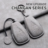 Car Key Case Cover For Changan UNIT UNIK CS35 PLUS CS55 PLUS CS75 PLUS 2019 Oshan X7 X5 For Changan Car Key Leather Car Key C