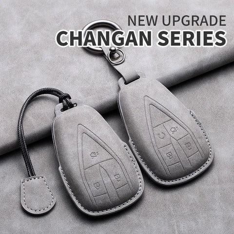 Car Key Case Cover For Changan UNIT UNIK CS35 PLUS CS55 PLUS CS75 PLUS 2019 Oshan X7 X5 For Changan Car Key Leather Car Key C