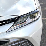 For Toyota Camry XV70 XV80 2018 and Later Car Headlight Eyebrow Surround Decoration Sticker Exterior Accessories Car Exterior