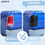 Tail Light Cover Black ABS For Dodge RAM 1500 2009-2017 Car Interior Accessory HEBE