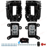 LED Fog Lights for Chevy Silverado 2500HD 3500HD 24-25 Car Interior Accessory MAGIC COLORM