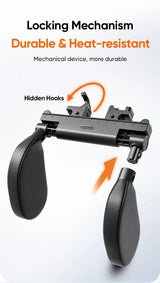 Long-Distance Travel Comfort Adjustable Car Headrest with Waterproof PVC Leather Car Accessory OEM