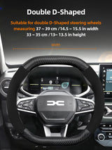 Matte Suede Carbon Fiber Cover for Sandero Duster Car Interior Accessory Hocasen