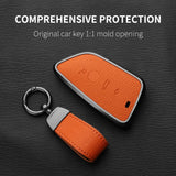 Aluminium Alloy Car Key Case Cover for BMW 1 3 5 7 Series x1 x3 x5 x7 Car Key Accessory OEM
