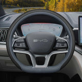 Steering Wheel Cover for BYD Song Plus SEAL U Sealion 6 DMi EV - Anti-slip Breathable Grip Sleeve Car Interior Accessory OEM