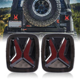 Led Tail Lights Rear Brake Light for Jeep Wrangler TJ Car Accessories YJ CJ Waterproof Led 12v Drl Reverse Tail Lamp Led Light