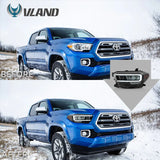 LED Headlights w Daytime Running Lamp for Tacoma 16-23 Car Interior Accessory Vland