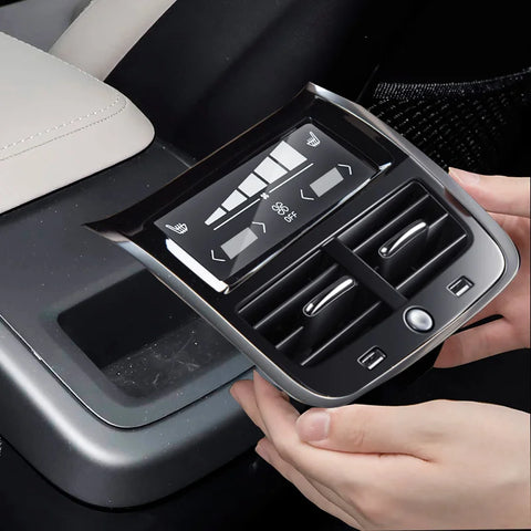 AC Panel Adapter Trim for Volvo XC60 S90 2018-2023 Car Interior Accessory LINGLUYANG 2021-2026 xc60 T8