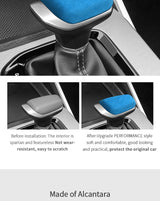 Made of Alcantara For Geely Starray L Car Gear Shift Knob Cover Car Interior Accessory OEM