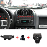 Wireless Fast Charging Phone Mount for Jeep Compass 2010–2016