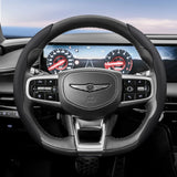 Breathable Leather Steering Wheel Cover for Genesis