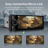 6.36-inch Single Din Multimedia Receiver for Universal Vehicles
