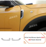 Interior Chrome Trim Kit For Ford Bronco Sport 2021