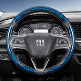 Carbon Fiber Steering Wheel Cover with Quick-Release for Buick Encore GX