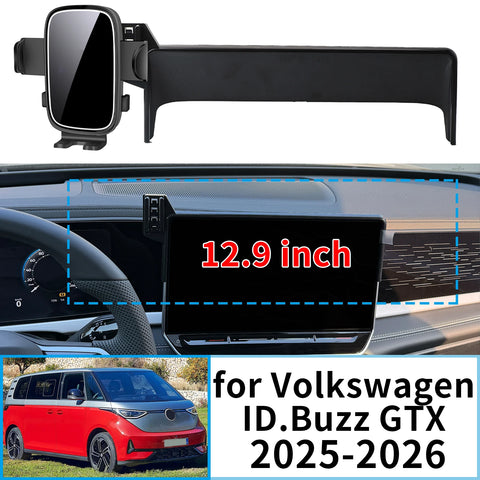 Wireless Charging Smart Phone Mount for Volkswagen ID.Buzz 2025 Car Phone Holder CATUSIKI