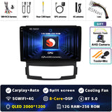 9-inch QLED Android 15 Head Unit for SsangYong Korando 3