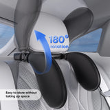 Car Headrest Pillow, Thickened Memory Foam Road Pal Headrest, Neck Support Pillow, 180° Adjustable Car Headrest, Travel Car S