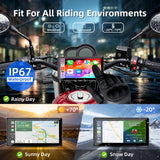 6 Inch Motorcycle GPS DVR with Quick Release Bracket Android Head Unit AKAMATE