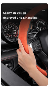 Premium Suede Snap-On Cover for Ram Steering