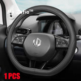 For Leapmotor T03 2024 2025 2026 Car Leather Car Steering Wheel Cover Wrap Non-slip Decoration Frame All Seasons Accessories