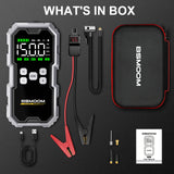 150PSI Air Pump Car Battery Emergency Boosters 7000A/1500A PEAK Car Jump Starter Power Bank Portable Starting Device Car Starter New