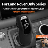Original Leather Center Gear Shift Knob Cover For Land Rover Lever Shifter Boot Anti Scratch Car Performance Interior Accesso