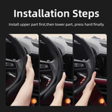 Wave-Shaped Sport Steering Cover for Proton Car Interior Accessory Hocasen