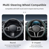 Universal Breathable Leather Steering Wheel Cover Car Interior Accessory Hocasen