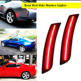 Amber/Red LED Side Markers For Chevy Camaro 10-16