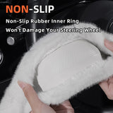 Warm Plush Non-Slip Wheel Cover for DS Cars Car Interior Accessory Hocasen