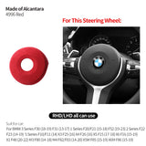 For BMW 1er 2er 3er 5er X1 X2 X3 X4 X5 X6 Steering Wheel Panel Cover Boot Decoration Anti Scratch Car Interior Tuning Accessory