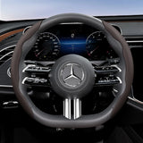 Segmented Leather Wheel Cover for Mercedes-Benz