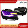 Projector RGB Headlights for Chevy Camaro 14-15