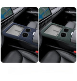 Suede Center Console Gear Shift Panel Protector