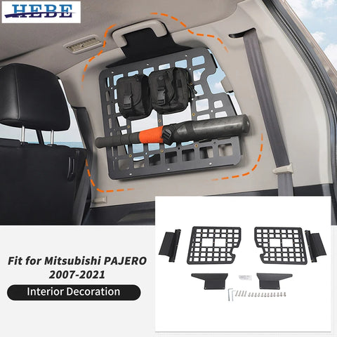 Rear Window Storage Rack for Pajero 2007-21 Car Interior Accessory HEBE