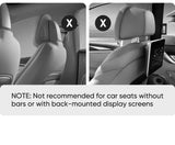 Expandable Car Backseat Desk for Laptop & Dining, with Non-Slip Pad & Device Holder, Adjustable, Foldable
