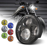 5.75Inch LED Headlight Motorcycle Hi/Lo Beam LED Headlights For Harley Davidson Sportster Dyna XL 883C 1200C FXD Headlamp FX