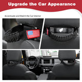 Paracord Headrest Pull Handle for Universal Vehicles Car Interior Accessory HEBE