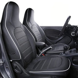 Leather Car Seat Covers for Smart Fortwo 453 Models Car Interior Accessory GMUNI