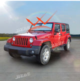 Window Sunshade Foil for Jeep Wrangler JK 2007-2017