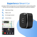 2-in-1 Wired to Wireless CarPlay Android Auto Adapter