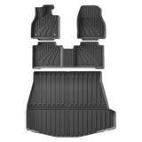 Subaru Solterra Toyota BZ4X 2023-2025 Waterproof Car Floor Mats for TPE Cargo Liner
