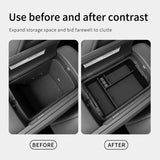 Hyundai Palisade 2026 Car Storage Box Accessories Center Console Armrest Double-layer Storage Organizer Tidying Tray Armrest