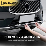 Stainless Lower Grille Trim for Volvo XC60 2022 Car Interior Accessory LINGLUYANG