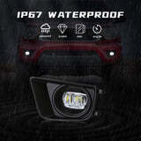 LED Angel Eye Fog Lights for Toyota Tacoma 2012-2015 Fog Light Assembly MAGIC COLORM
